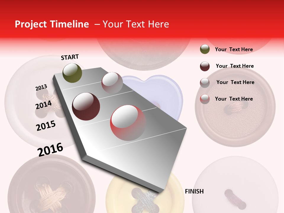 Red Worn Vintage PowerPoint Template