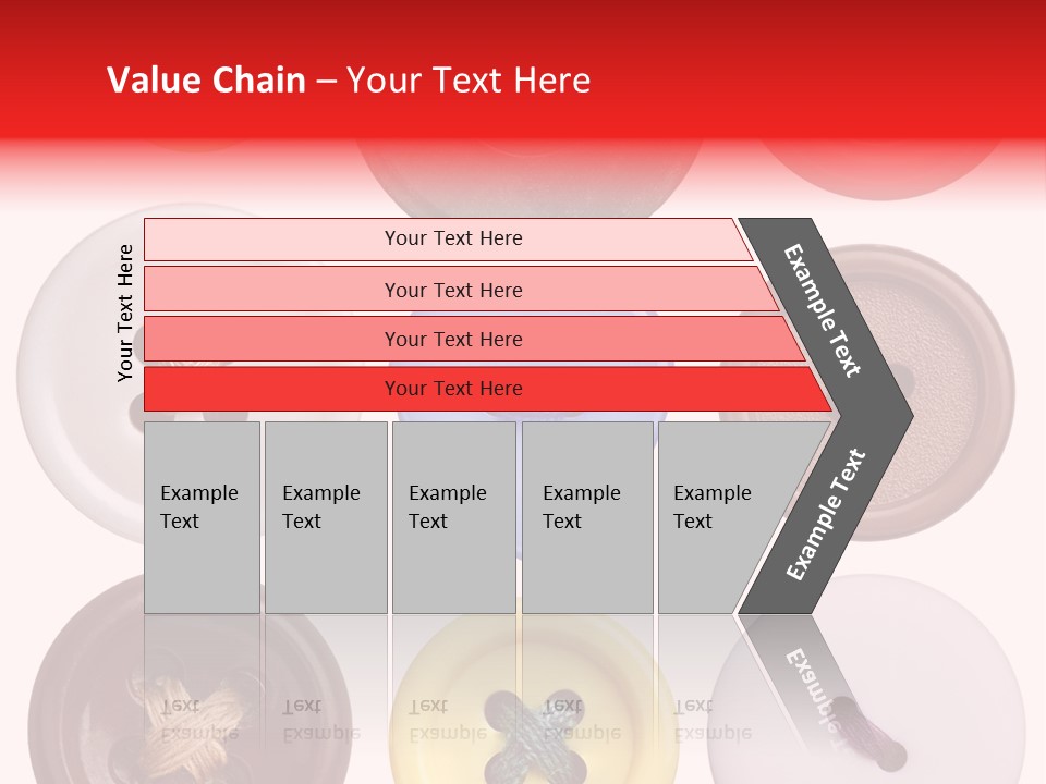Red Worn Vintage PowerPoint Template