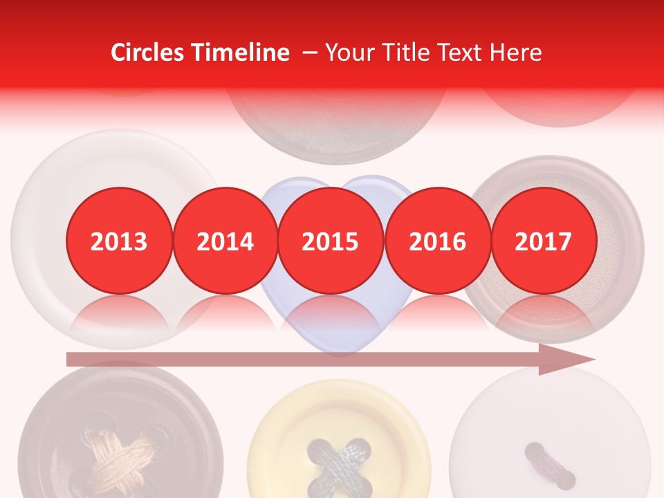 Red Worn Vintage PowerPoint Template