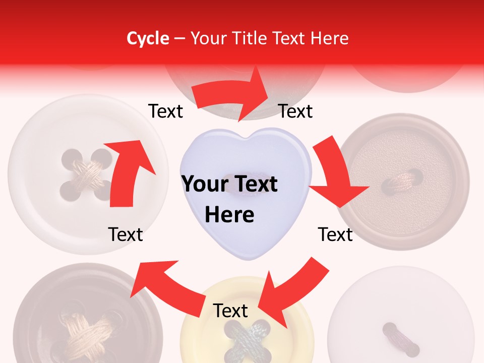 Red Worn Vintage PowerPoint Template