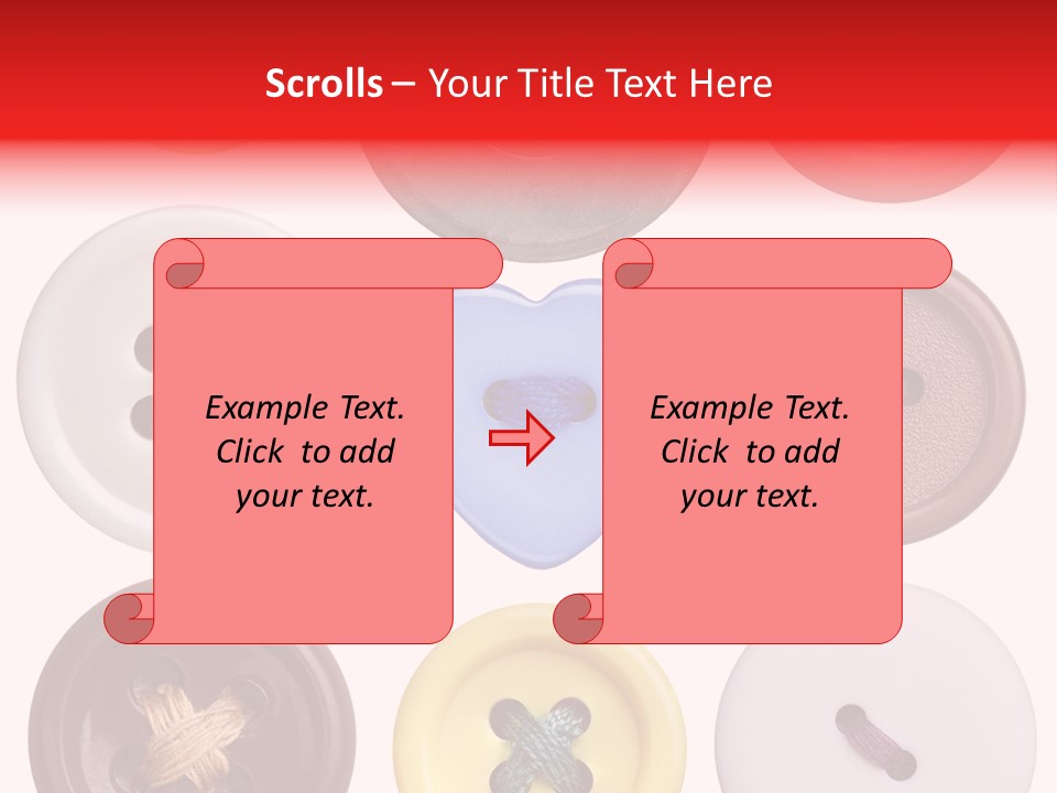 Red Worn Vintage PowerPoint Template