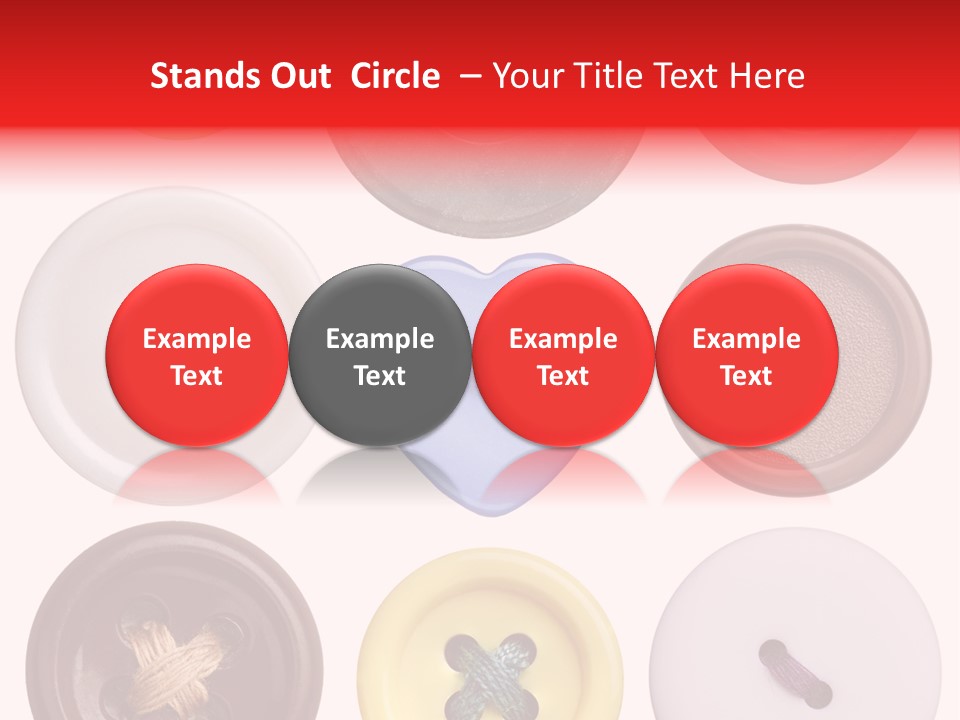 Red Worn Vintage PowerPoint Template