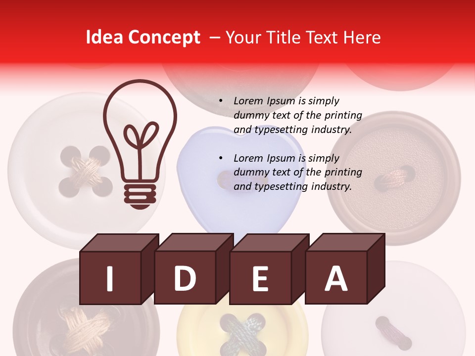 Red Worn Vintage PowerPoint Template