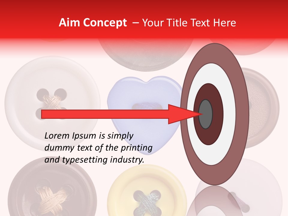 Red Worn Vintage PowerPoint Template