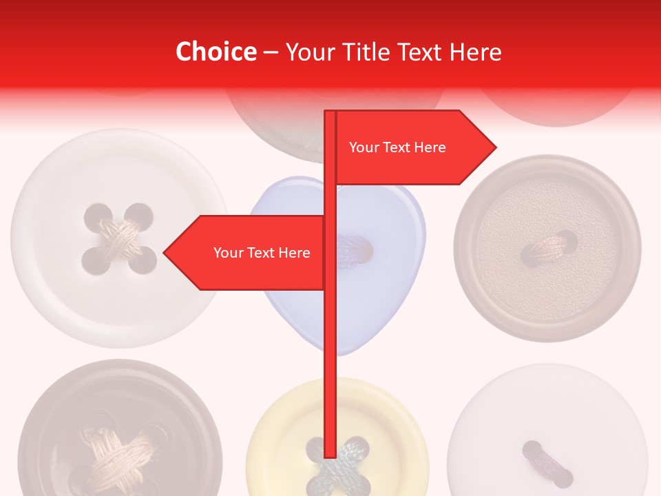 Red Worn Vintage PowerPoint Template