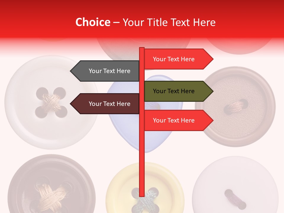 Red Worn Vintage PowerPoint Template