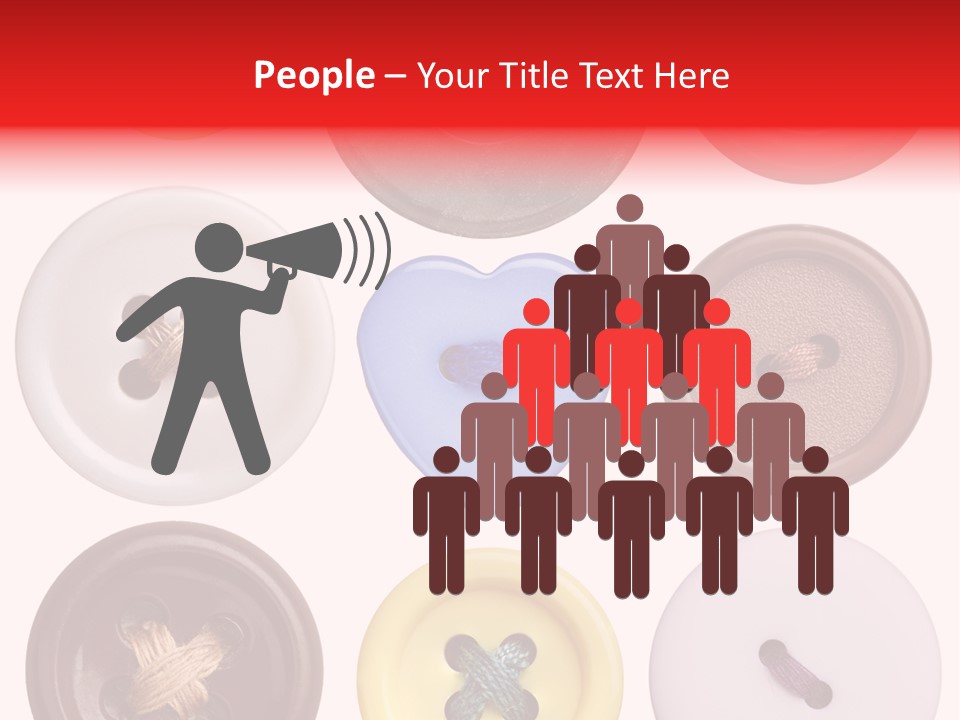 Red Worn Vintage PowerPoint Template