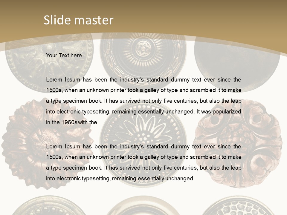 Rusty Old Silver PowerPoint Template