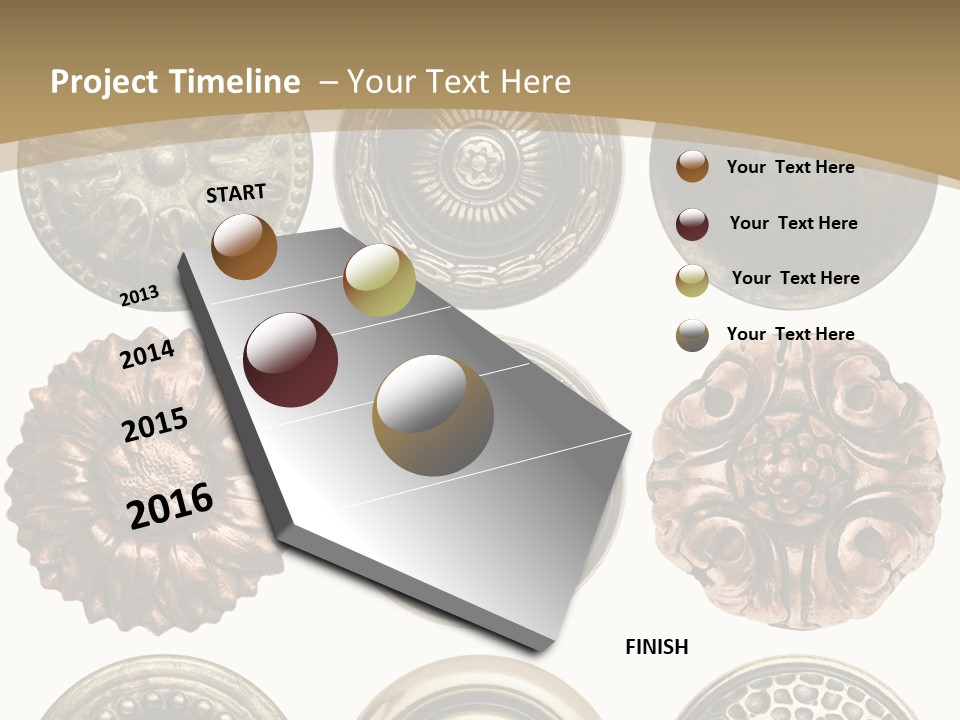 Rusty Old Silver PowerPoint Template