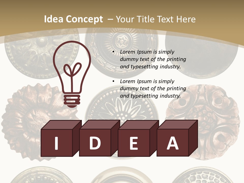 Rusty Old Silver PowerPoint Template