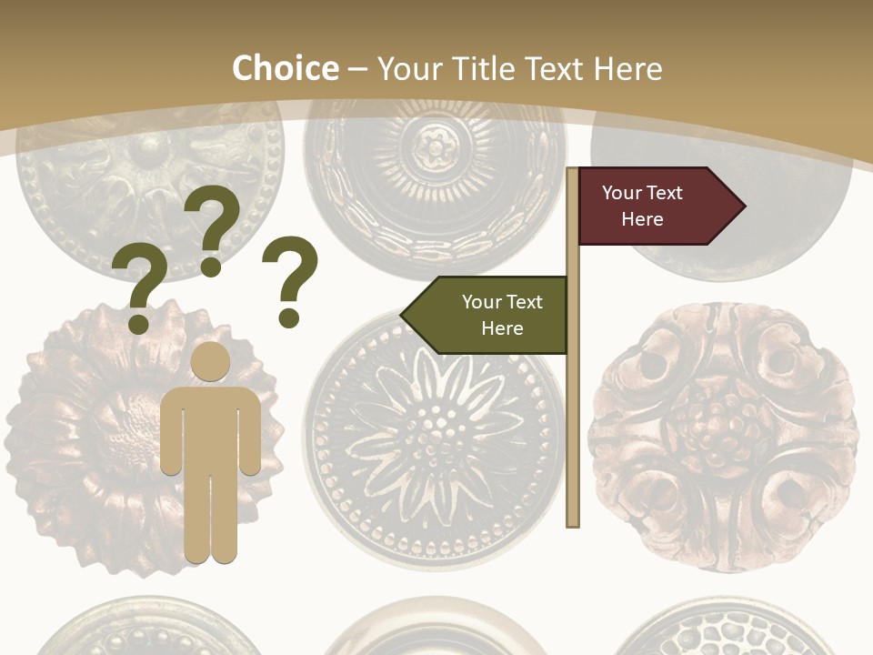 Rusty Old Silver PowerPoint Template