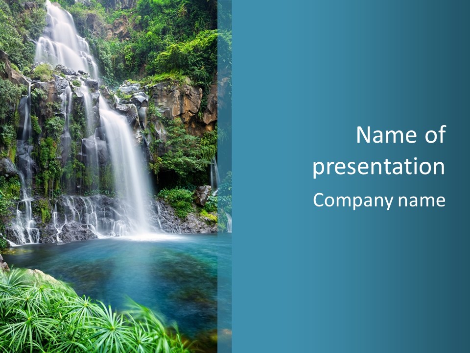 Drop Basin Spring PowerPoint Template