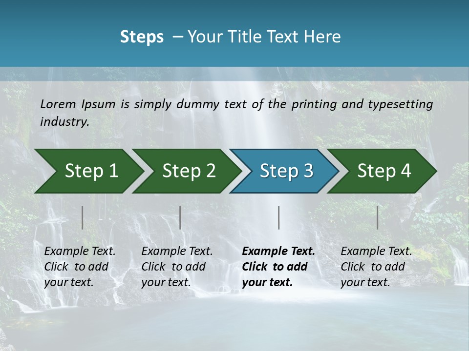 Drop Basin Spring PowerPoint Template