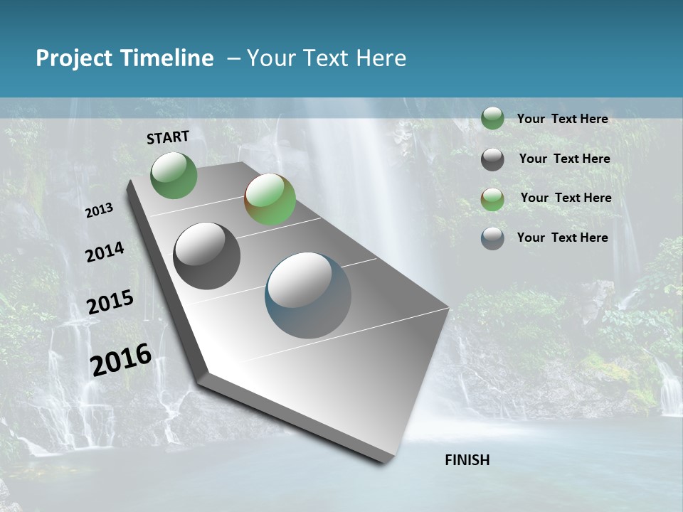 Drop Basin Spring PowerPoint Template