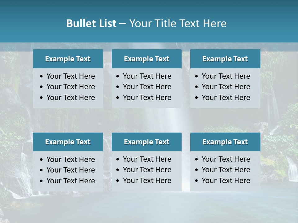 Drop Basin Spring PowerPoint Template