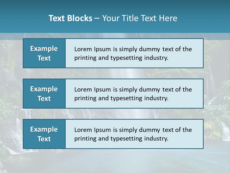 Drop Basin Spring PowerPoint Template