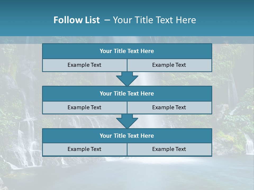 Drop Basin Spring PowerPoint Template