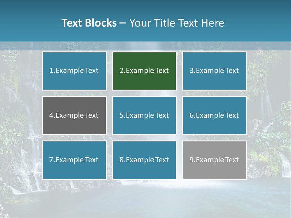 Drop Basin Spring PowerPoint Template