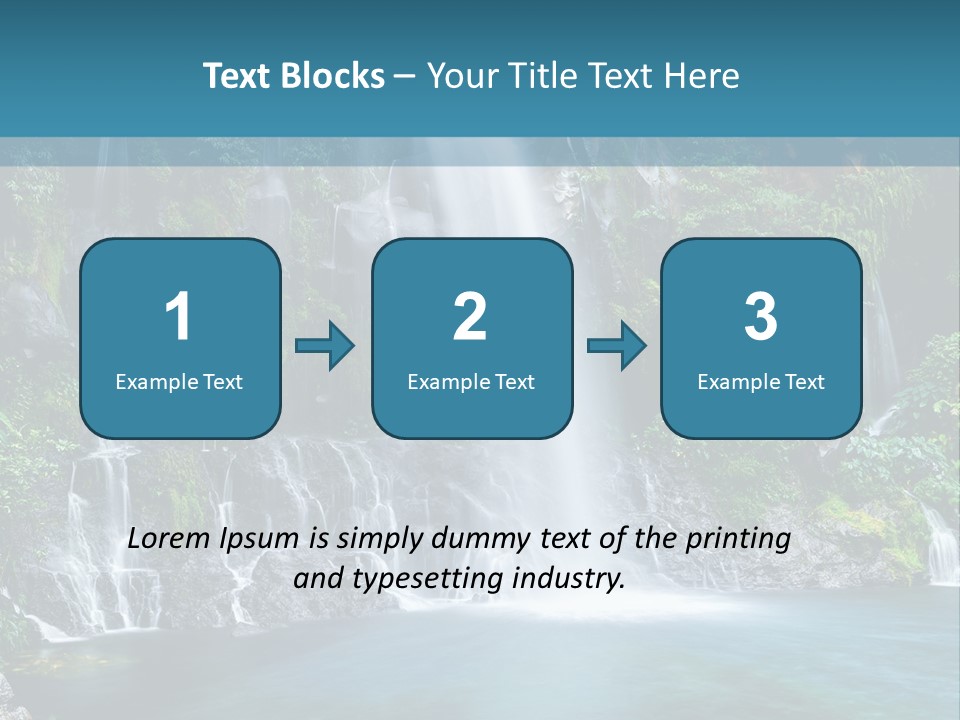 Drop Basin Spring PowerPoint Template