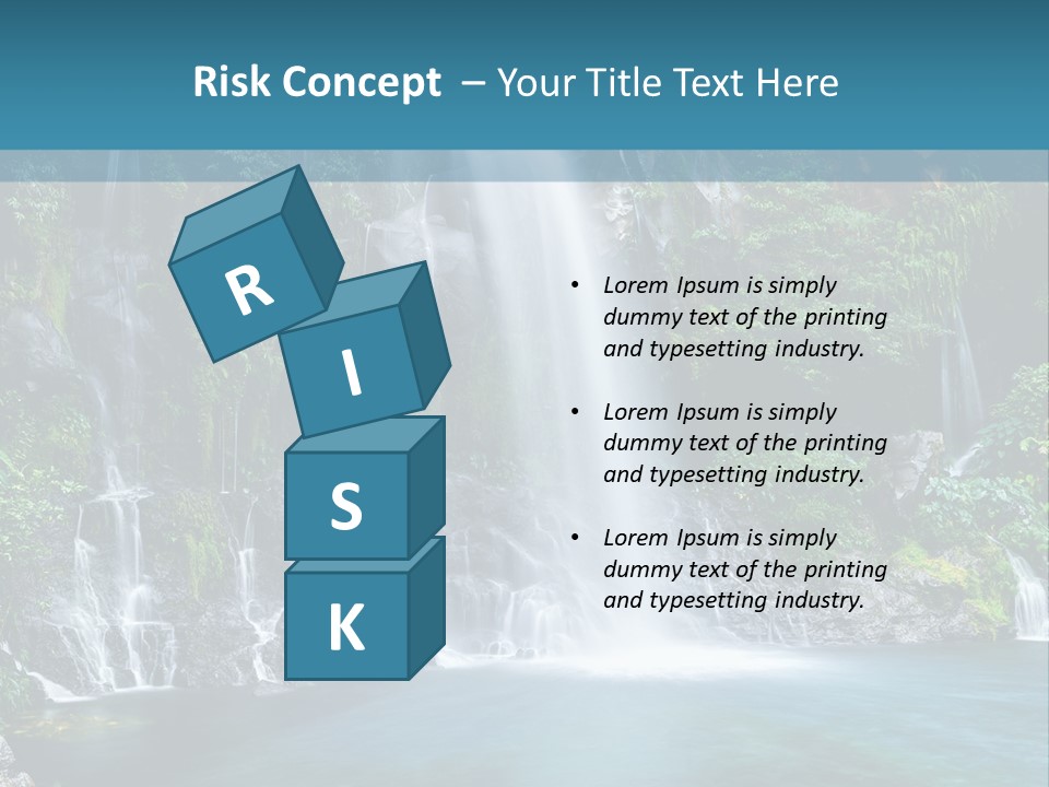 Drop Basin Spring PowerPoint Template