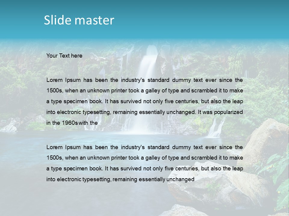 Plant Unesco Drop PowerPoint Template