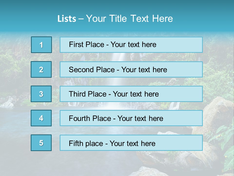 Plant Unesco Drop PowerPoint Template