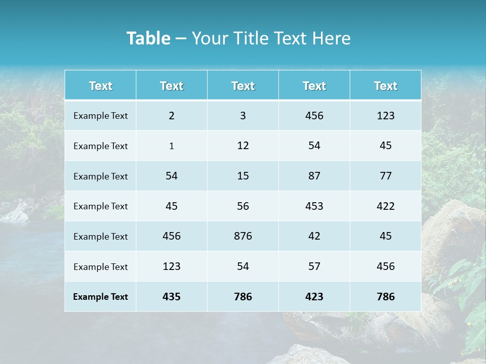Plant Unesco Drop PowerPoint Template