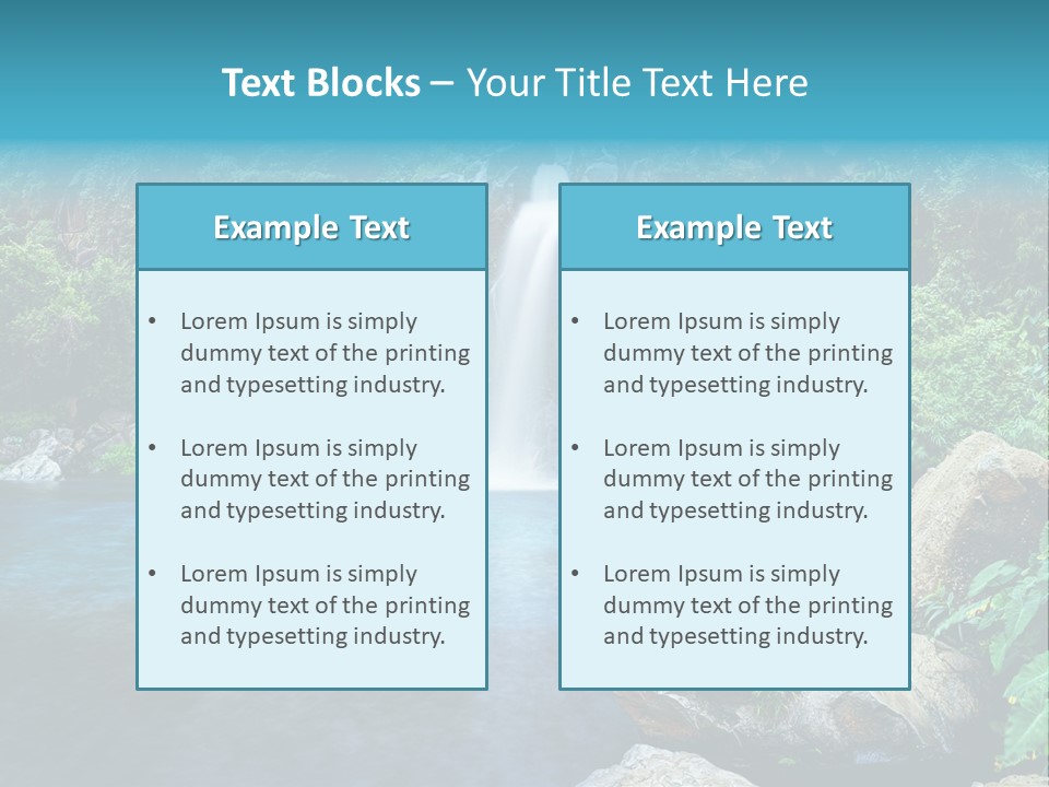 Plant Unesco Drop PowerPoint Template