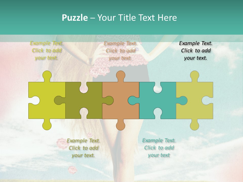 Beauty Dream Image PowerPoint Template