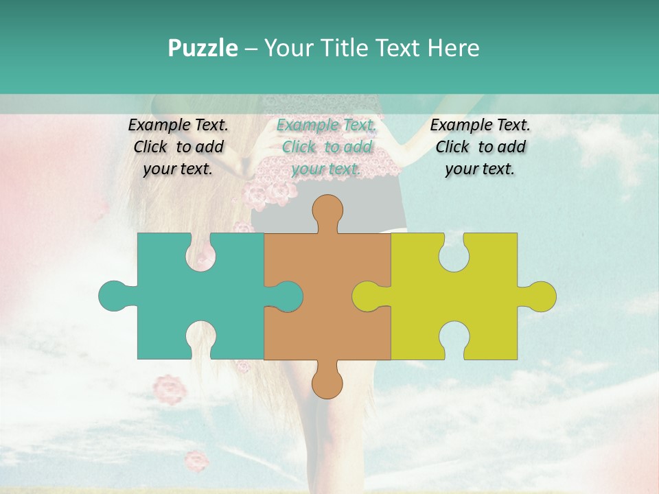 Beauty Dream Image PowerPoint Template