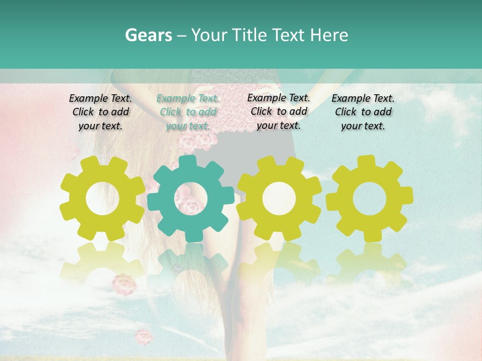 Beauty Dream Image PowerPoint Template