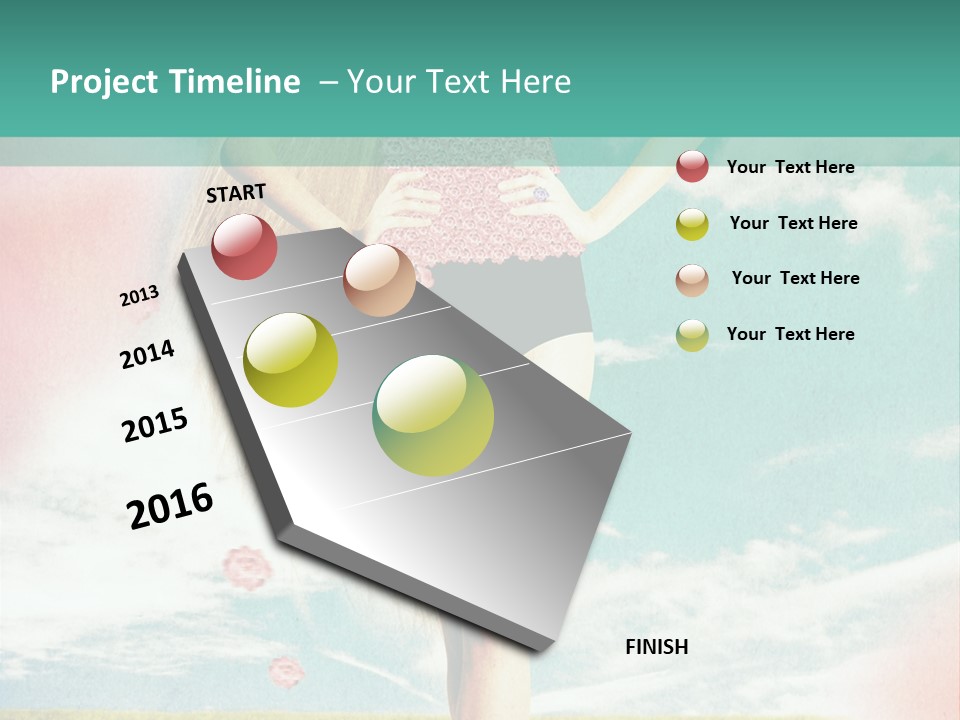 Beauty Dream Image PowerPoint Template