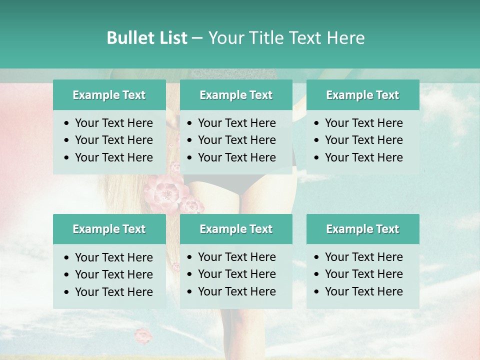 Beauty Dream Image PowerPoint Template