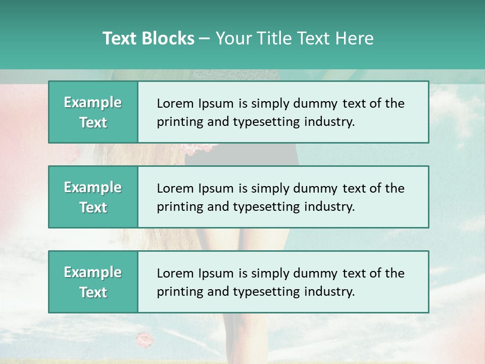 Beauty Dream Image PowerPoint Template