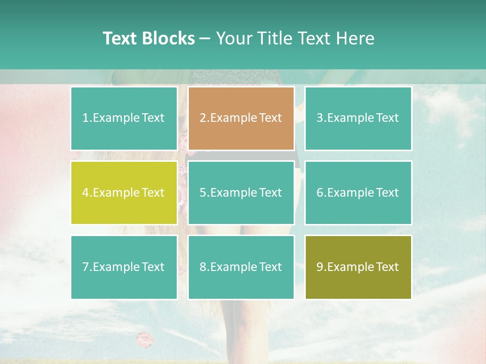 Beauty Dream Image PowerPoint Template
