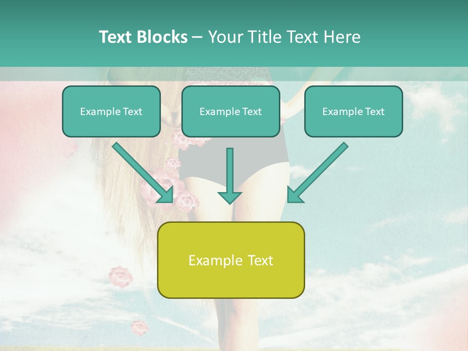 Beauty Dream Image PowerPoint Template