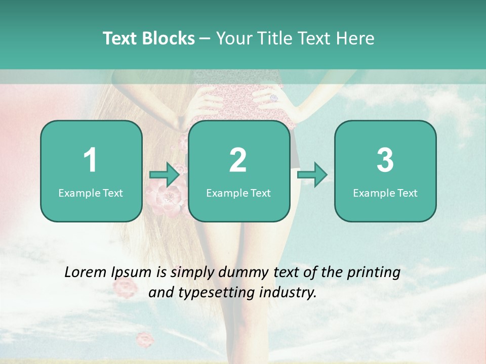 Beauty Dream Image PowerPoint Template