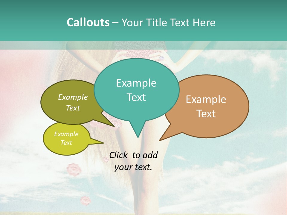 Beauty Dream Image PowerPoint Template