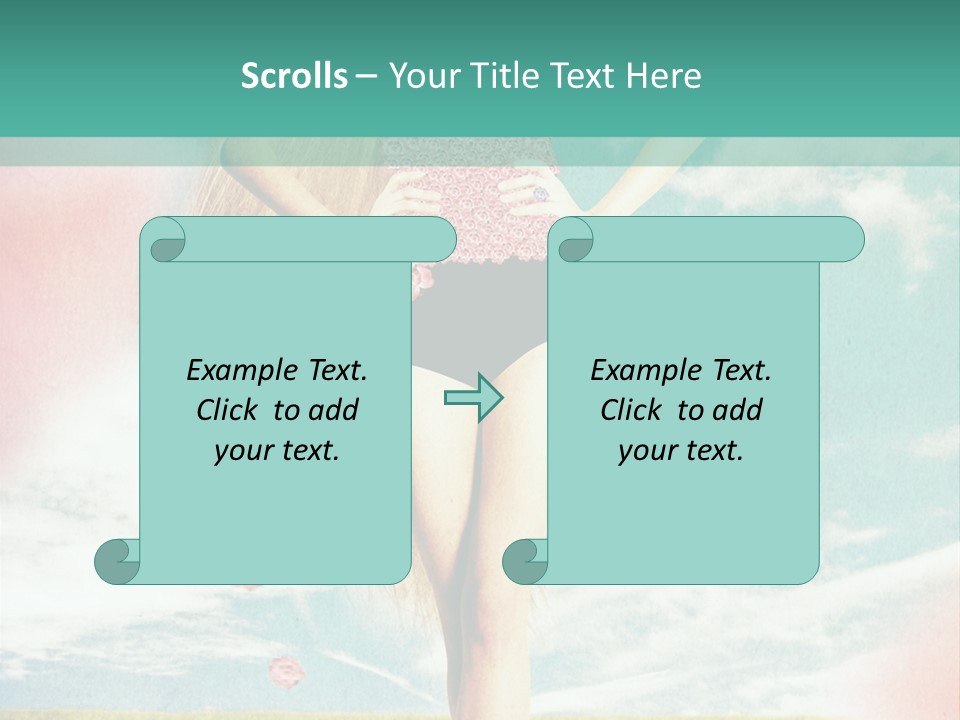 Beauty Dream Image PowerPoint Template