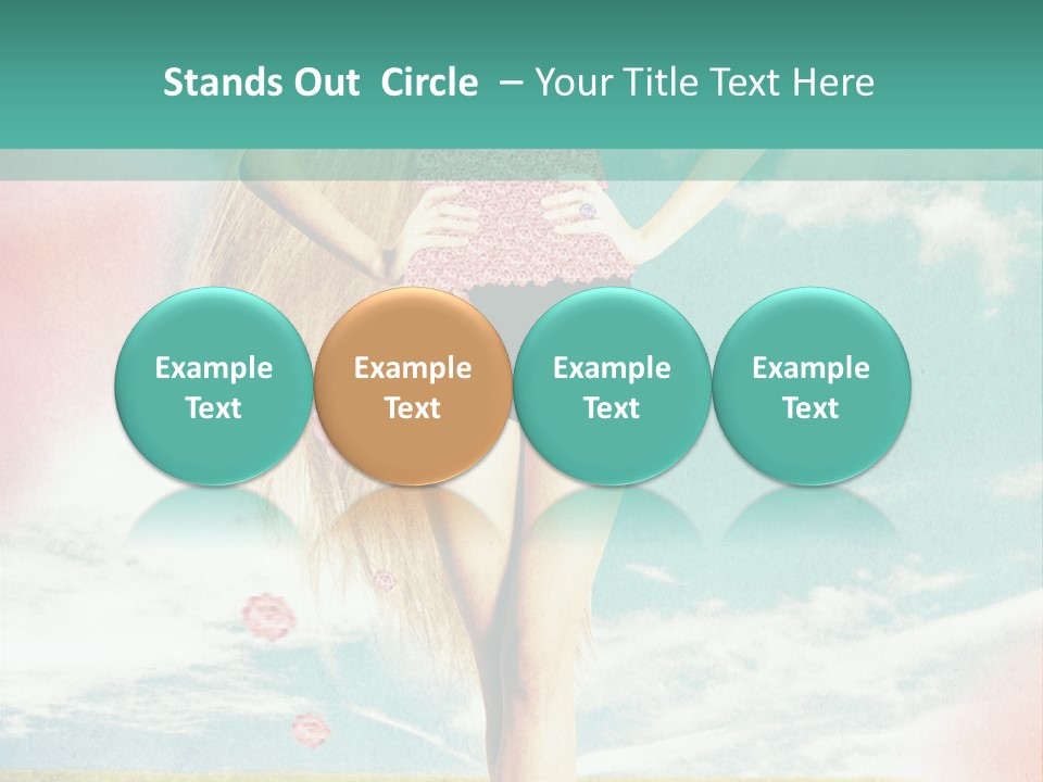 Beauty Dream Image PowerPoint Template
