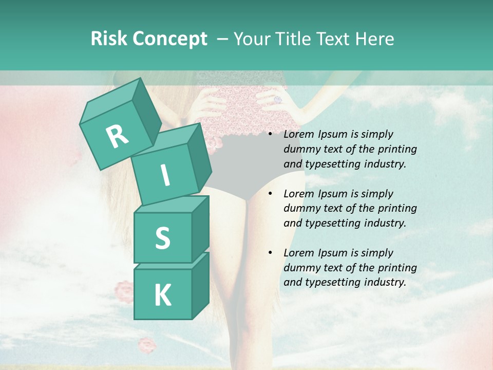 Beauty Dream Image PowerPoint Template