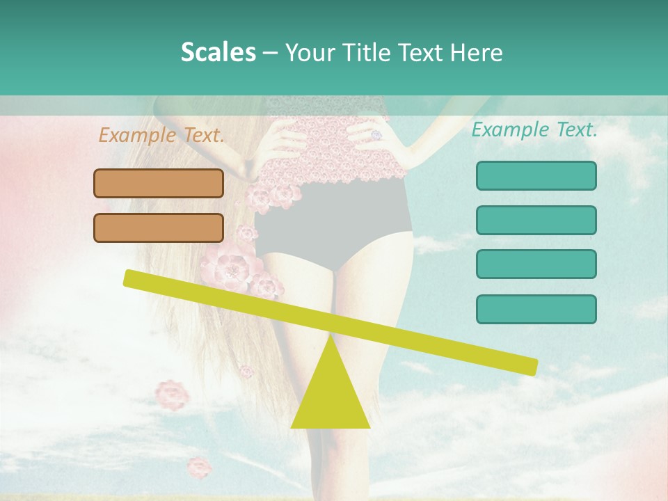 Beauty Dream Image PowerPoint Template