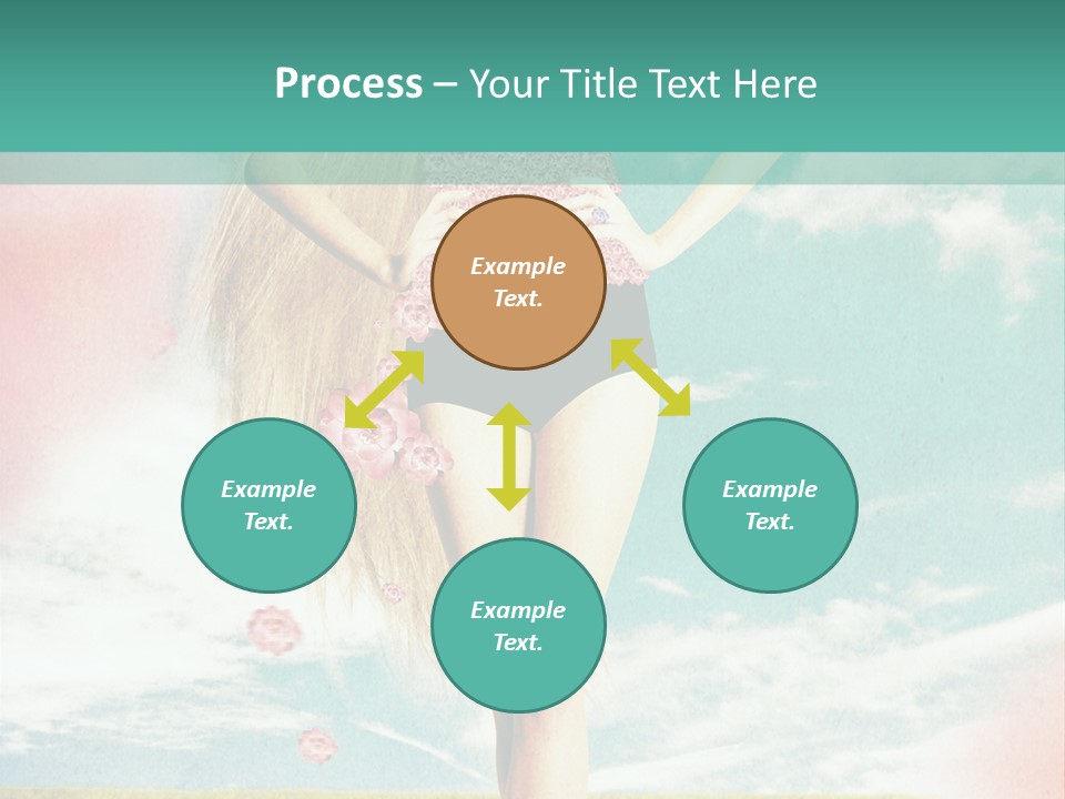 Beauty Dream Image PowerPoint Template