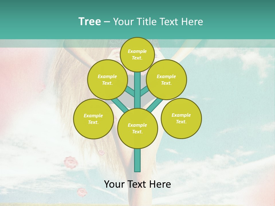 Beauty Dream Image PowerPoint Template