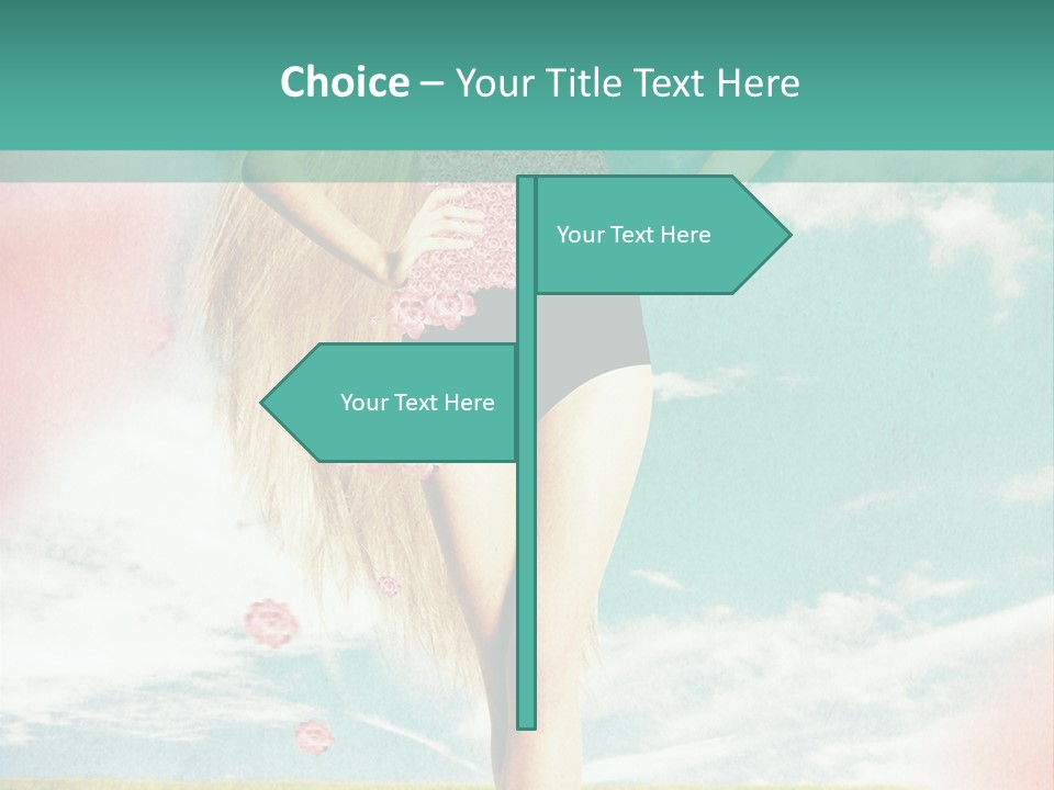 Beauty Dream Image PowerPoint Template