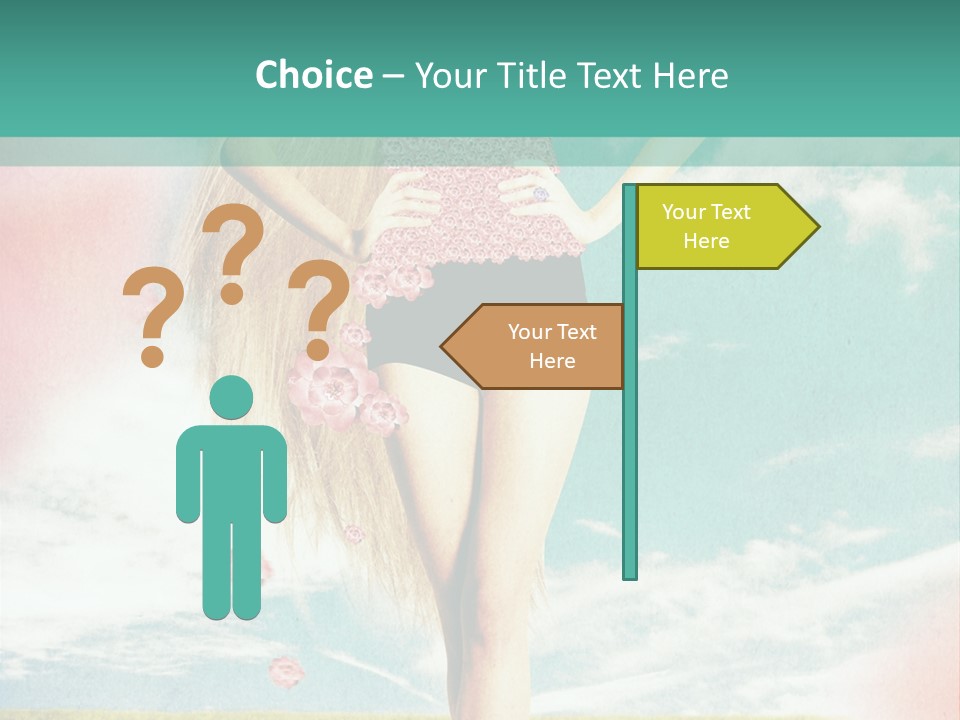 Beauty Dream Image PowerPoint Template