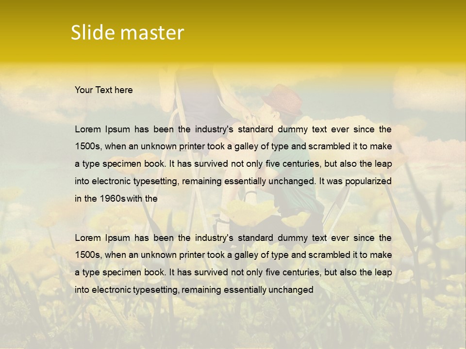 Woman Art Colour PowerPoint Template