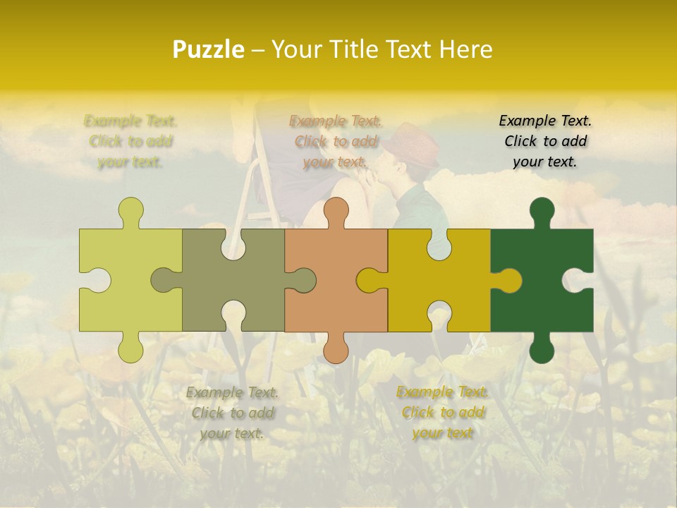 Woman Art Colour PowerPoint Template