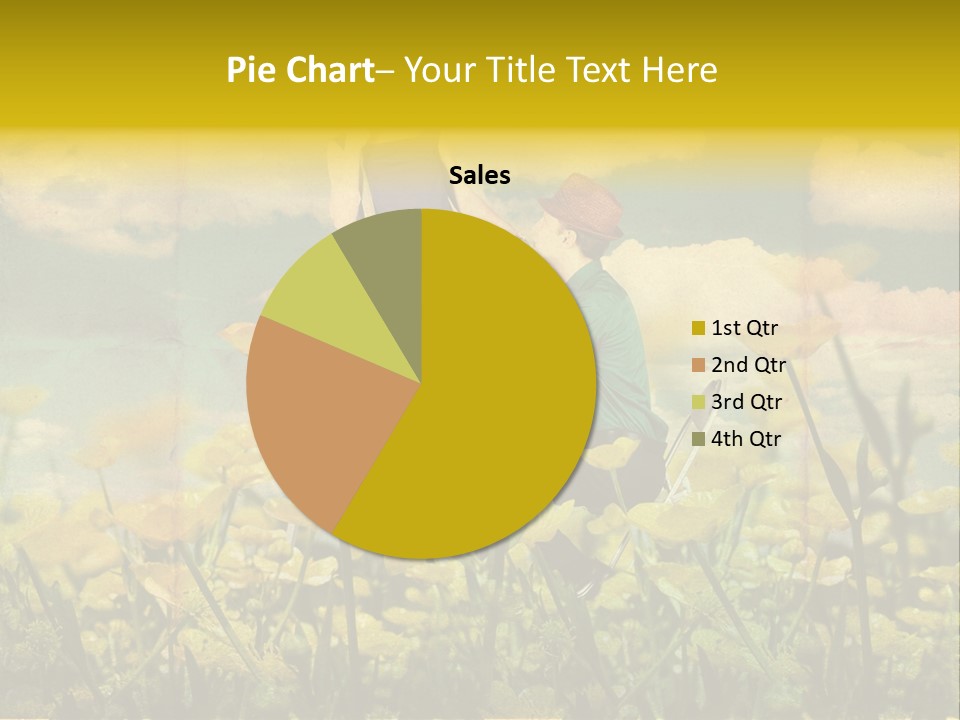 Woman Art Colour PowerPoint Template