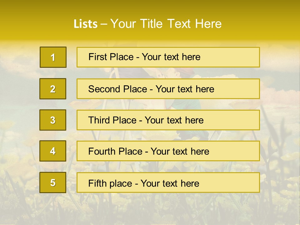 Woman Art Colour PowerPoint Template